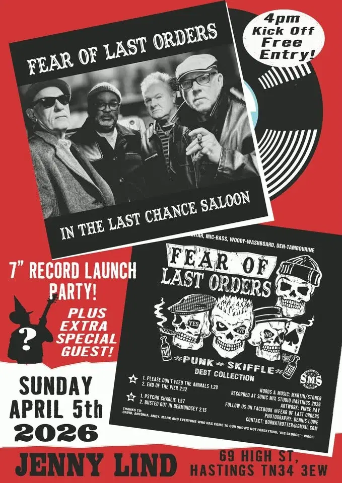 Fear Of Last Orders at The Jenny Lind