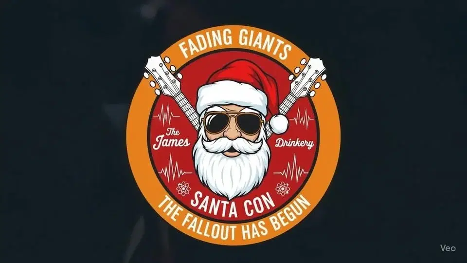 3rd annual Fading Giants at The James for SantaCon