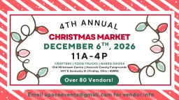 The Christmas Market at the Hancock County Fairgrounds