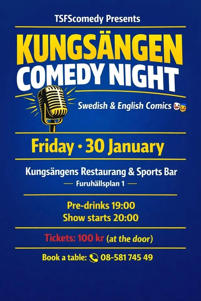 Kungsängen comedy night