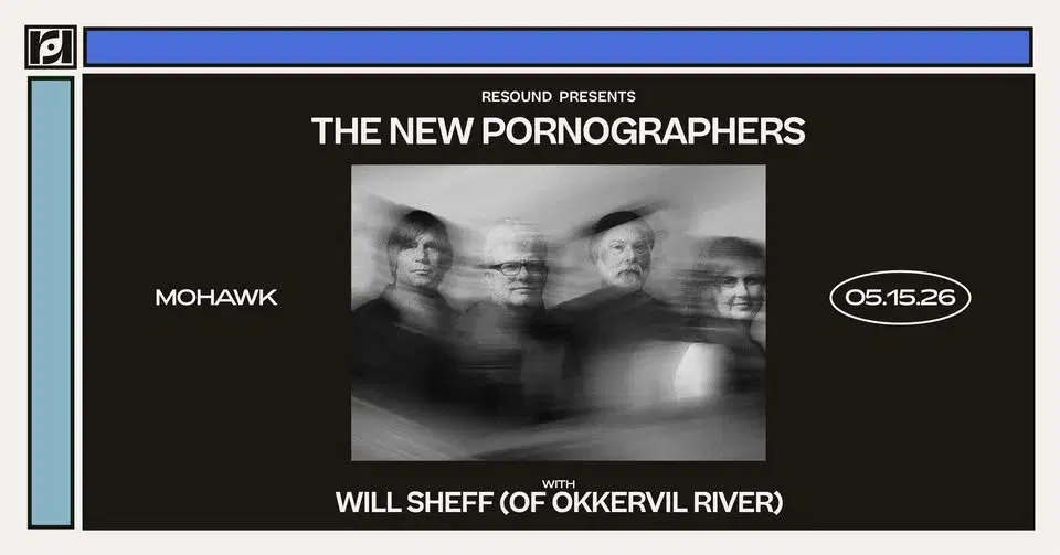Resound Presents: The New Pornographers w/ Will Sheff (Of Okkervil River) at Mohawk on 5/15