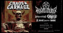 CHAOS & CARNAGE 2026 w/THY ART IS MURDER+BODYSNATCHER+CARNIFEX