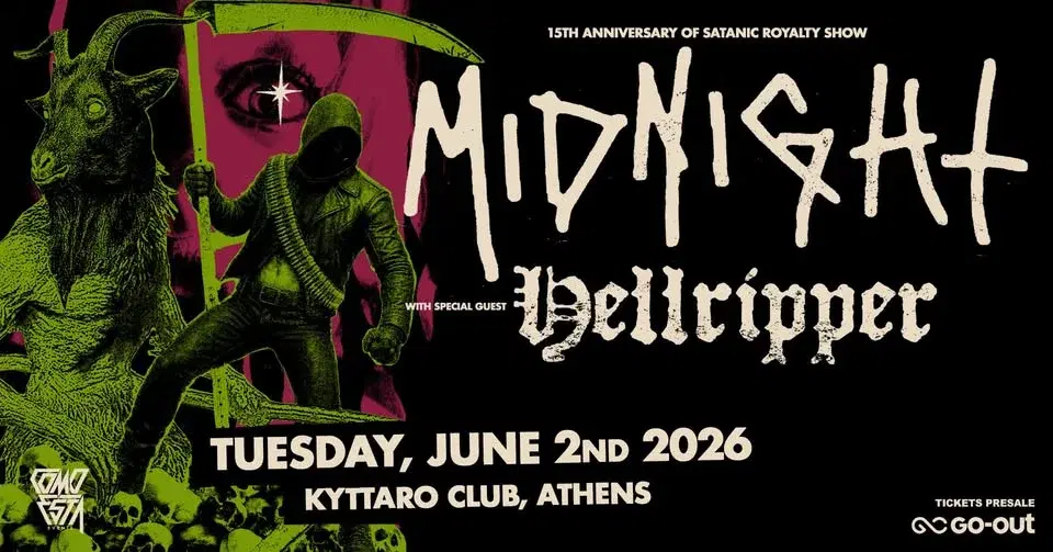 Midnight+Hellripper live in Athens