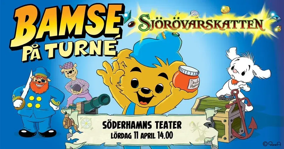 Bamse och Sjörövarskatten | Söderhamns Teater