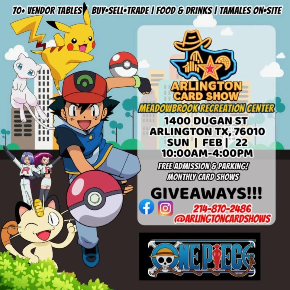 Arlington Card Show February 22nd