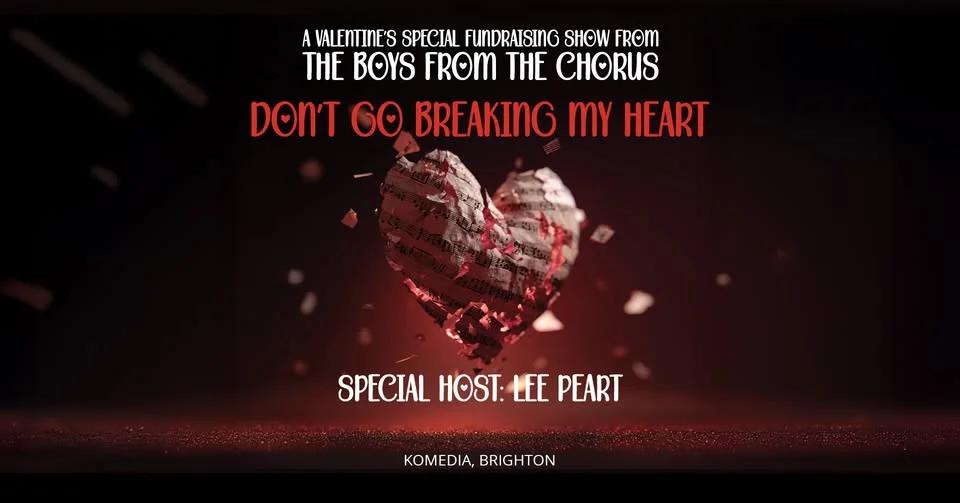 BrightonGMC Fundraiser: Don't Go Breaking My Heart with Lee Peart