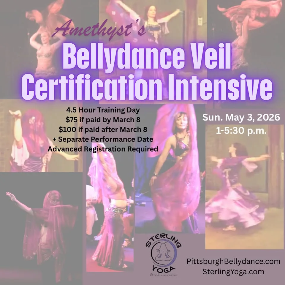 Amethyst’s Bellydance Veil Certification Intensive