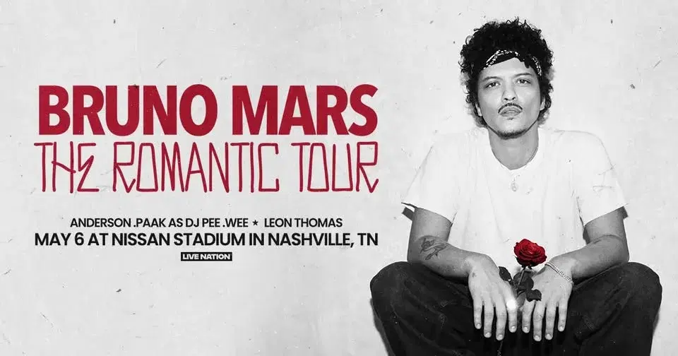 Bruno Mars’ The Romantic Tour