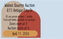Walnut Quarter Auction