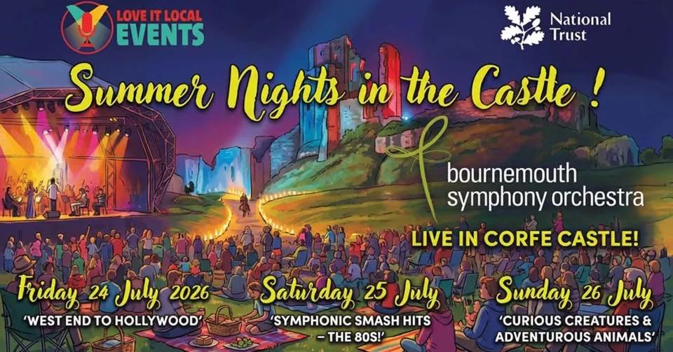Summer Nights at Corfe Castle with the Bournemouth Symphony OrchestraCastle!