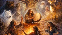 Shamanistisk trommerejse og trancedans