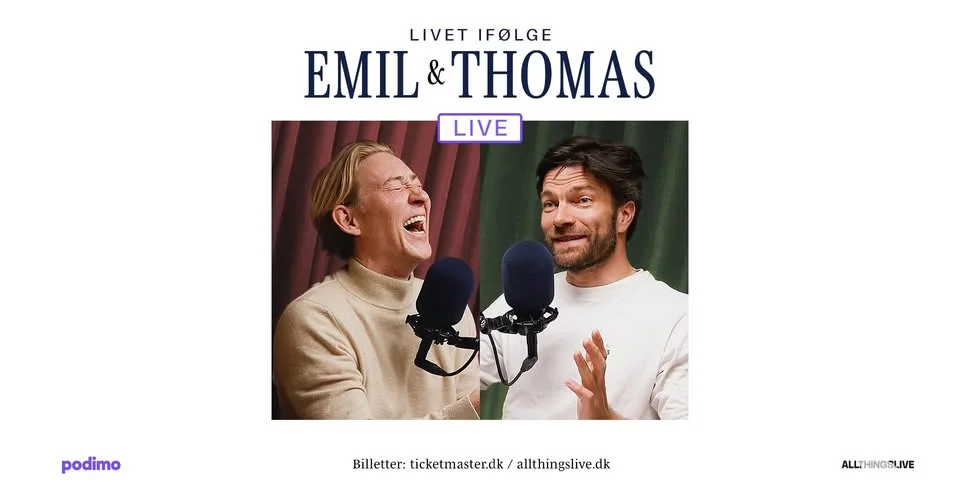 Livet Ifølge Emil & Thomas - LIVE 2026 - Bremen Teater, København