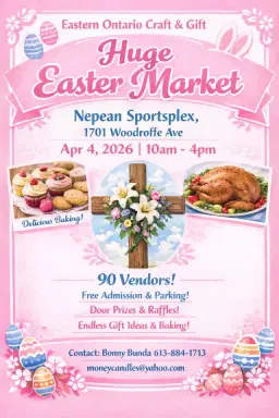 Eastern Ontario Craft & Gift Huge Easter Market