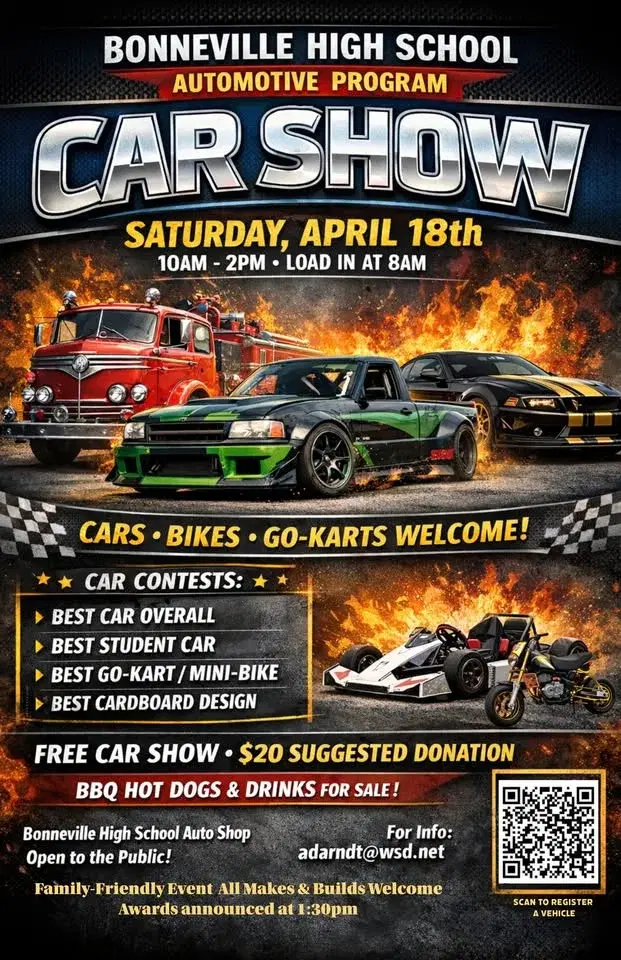 Bonneville High School Automotive Program Car Show