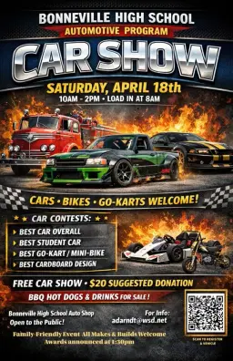 Bonneville High School Automotive Program Car Show