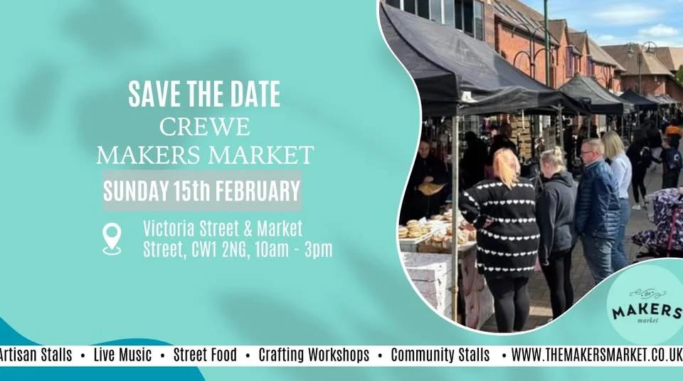 Crewe Makers Market is BACK!