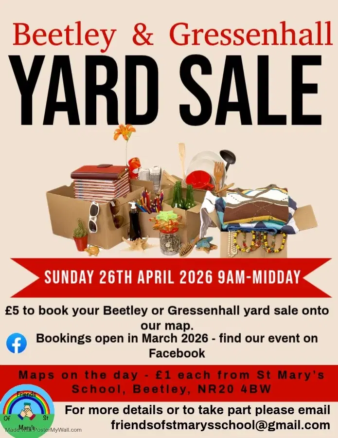 Beetley & Gressenhall community yard sale