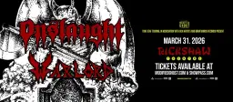 ONSLAUGHT & WARLORD with guests - March 31