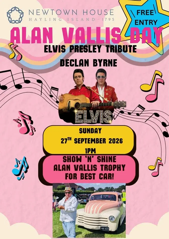 ALAN VALLIS DAY - ELVIS PRESLEY TRIBUTE - DECLAN BYRN - FREE ENTRY E