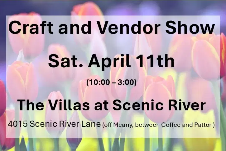 April Craft and Vendor Show