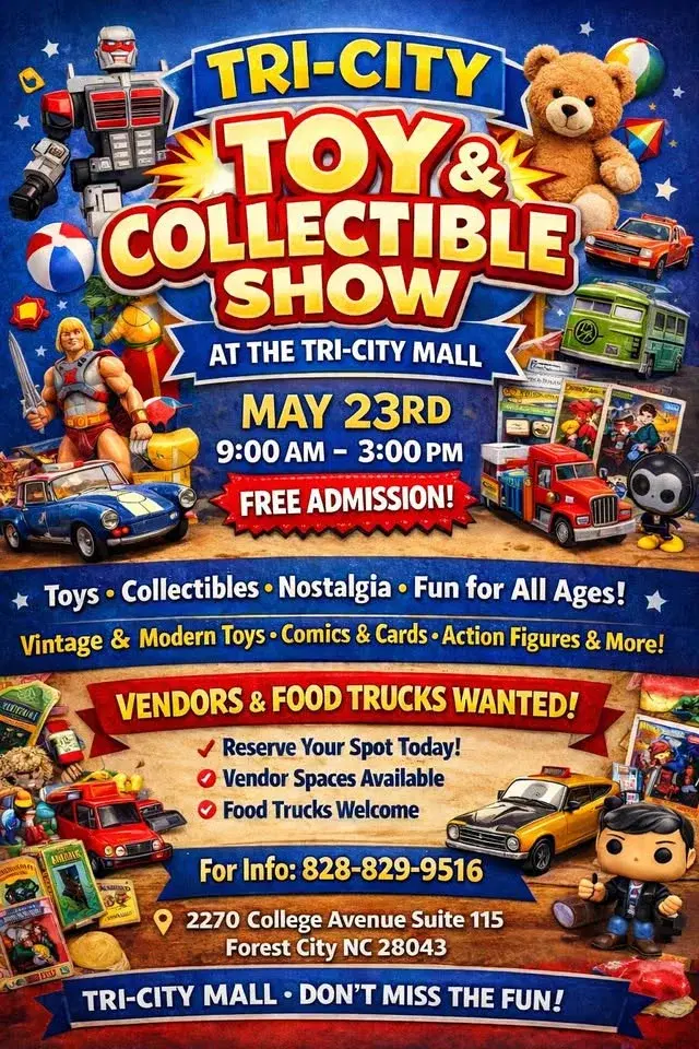 Tri-City Toy & Collectible Show at The Mall