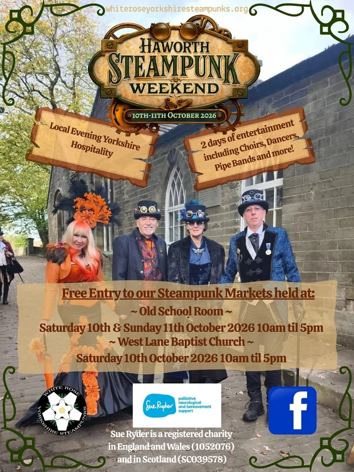 Haworth Steampunk Weekend 10th -11th October 2026