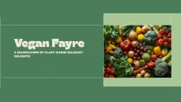 Vegan Fayre