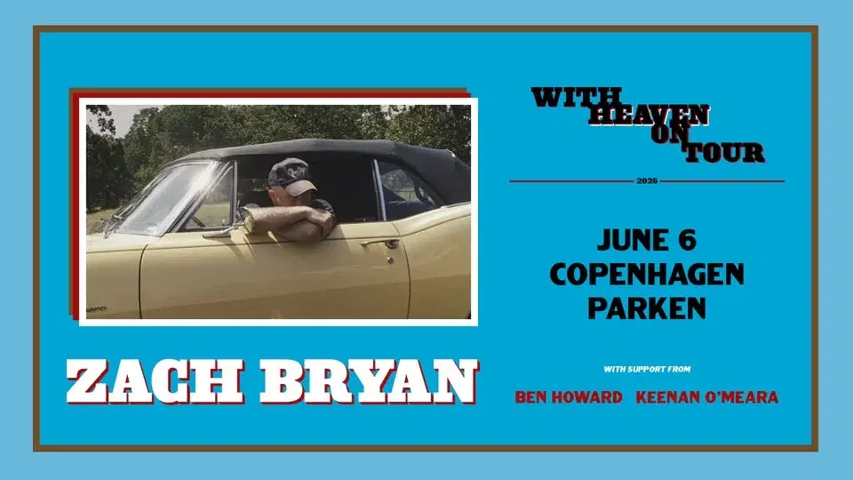 Zach Bryan - lørdag 6. juni - Parken
