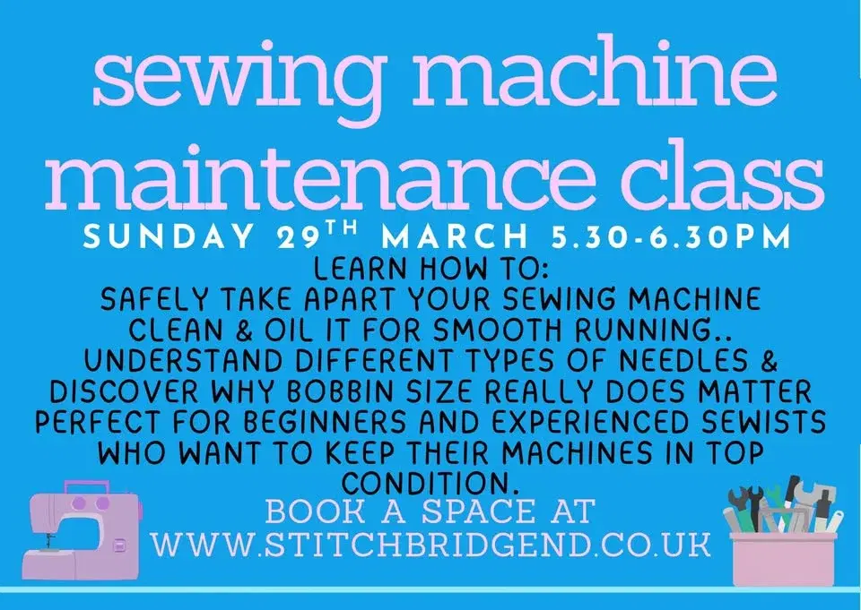 SEWING MACHINE MAINTENANCE WORKSHOP