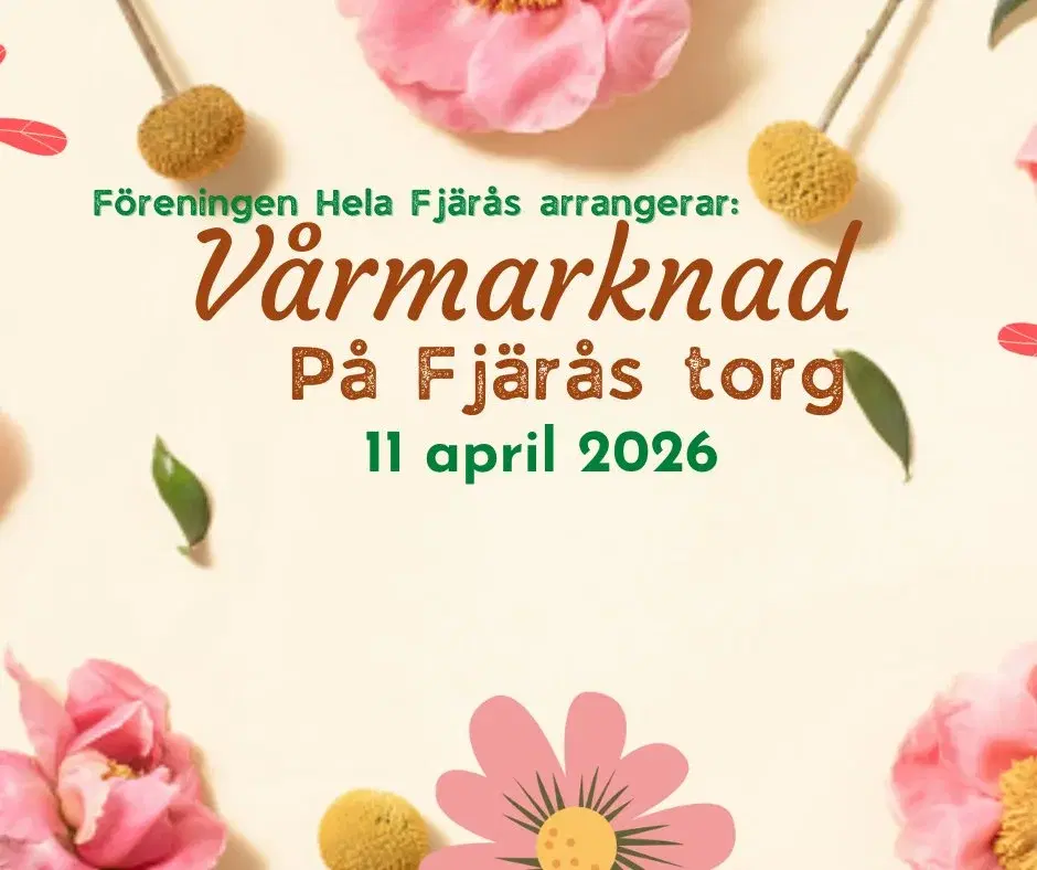 Vårmarknad på Fjärås torg