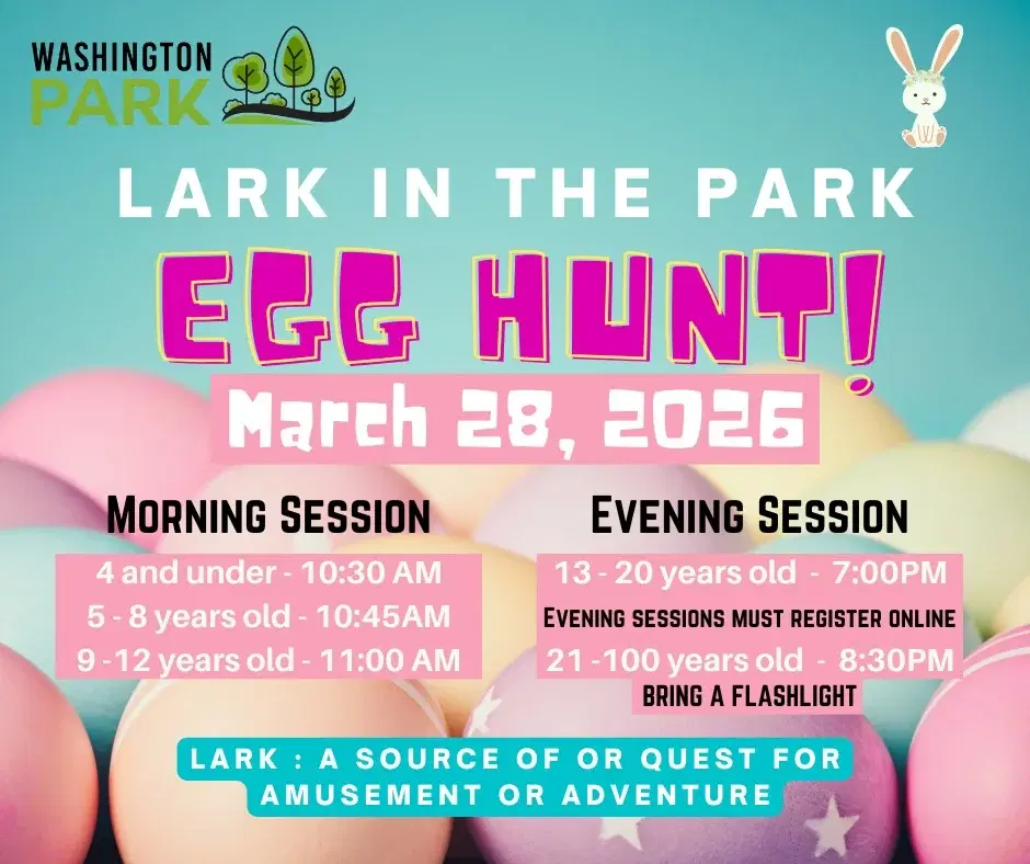 Lark in the Park - Easter Egg Hunts - Morning Sessions