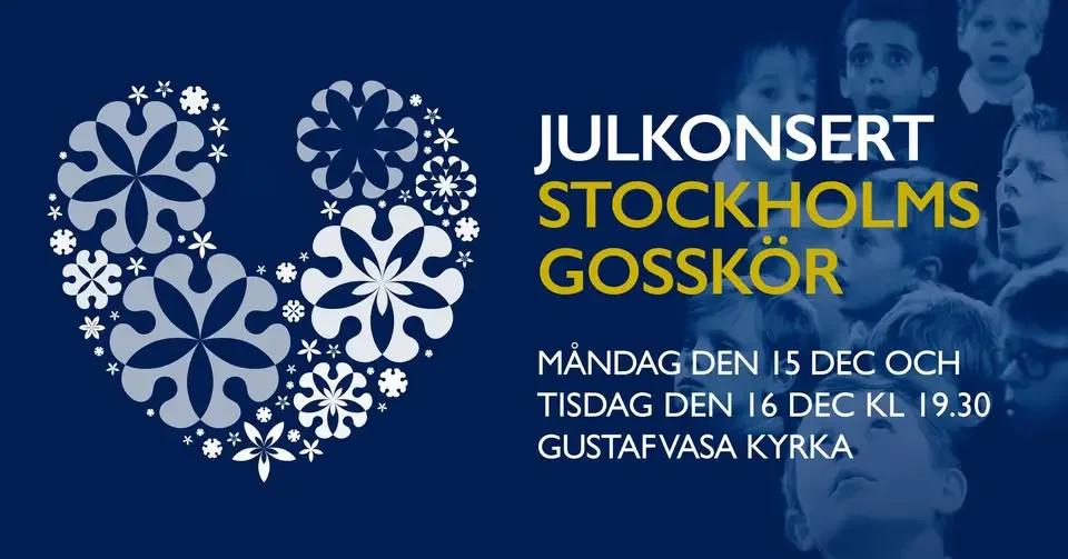 JULKONSERT med Stockholms Gosskör