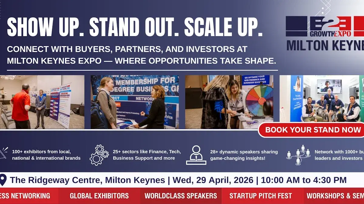 Milton Keynes B2B Growth Expo 2026 | Book Your Stand At Premier B2B Show