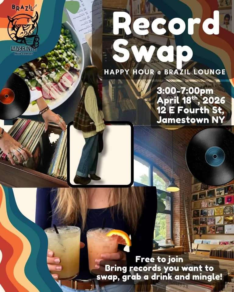 Record Swap Happy Hour