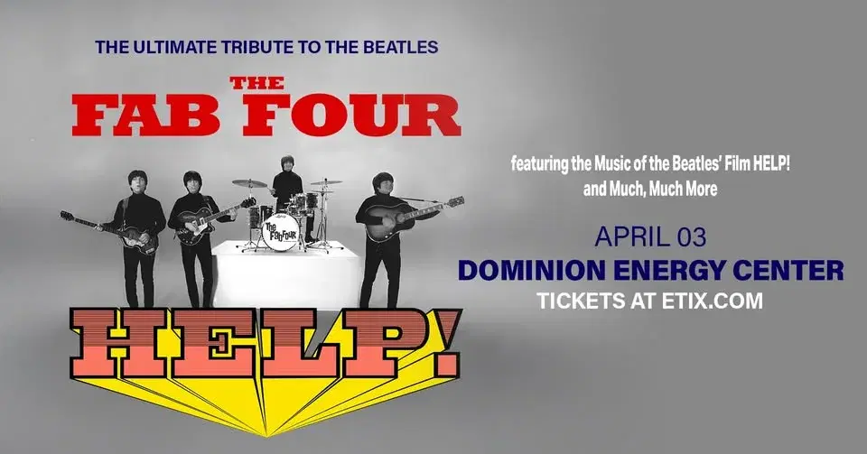 The Fab Four, featuring the music of the Beatles’ film HELP! in Richmond