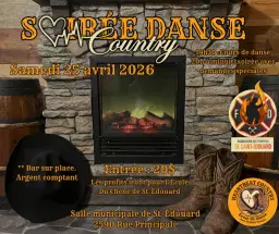 Soirée de danse country aux profits de L'École Du Chêne de St-Édouard à St-Édouard