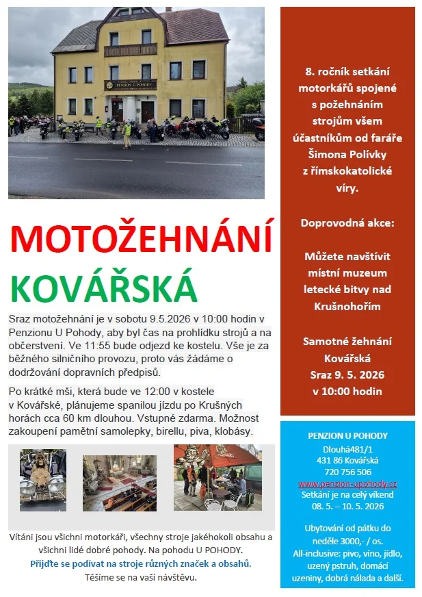 Motožehnání Kovářská