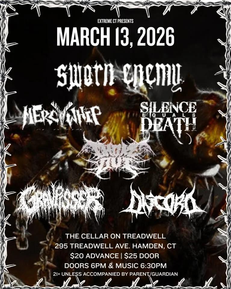 SWORN ENEMY, MERCY WHIP, SILENCE EQUALS DEATH, CHOKEOUT, & MORE