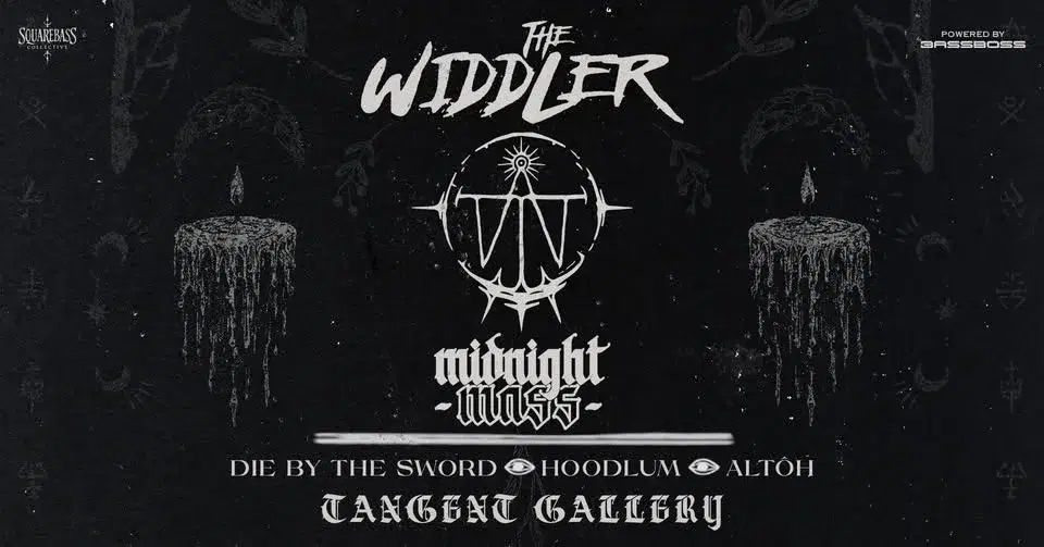 The Widdler's Midnight Mass Tour w/ Die By The Sword at Tangent Gallery