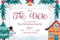 Annual Toy Drive Race