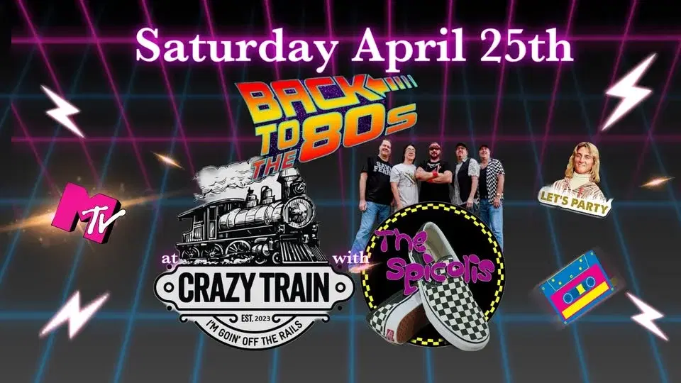 80s Night with The Spicolis @ The Crazy Train Food Truck Park!