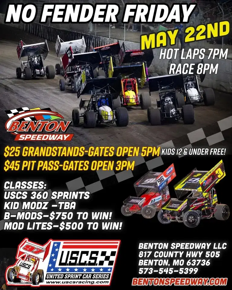 No Fender Friday-USCS 360 Sprint Car Series