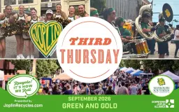 September Third Thursday - Green and Gold