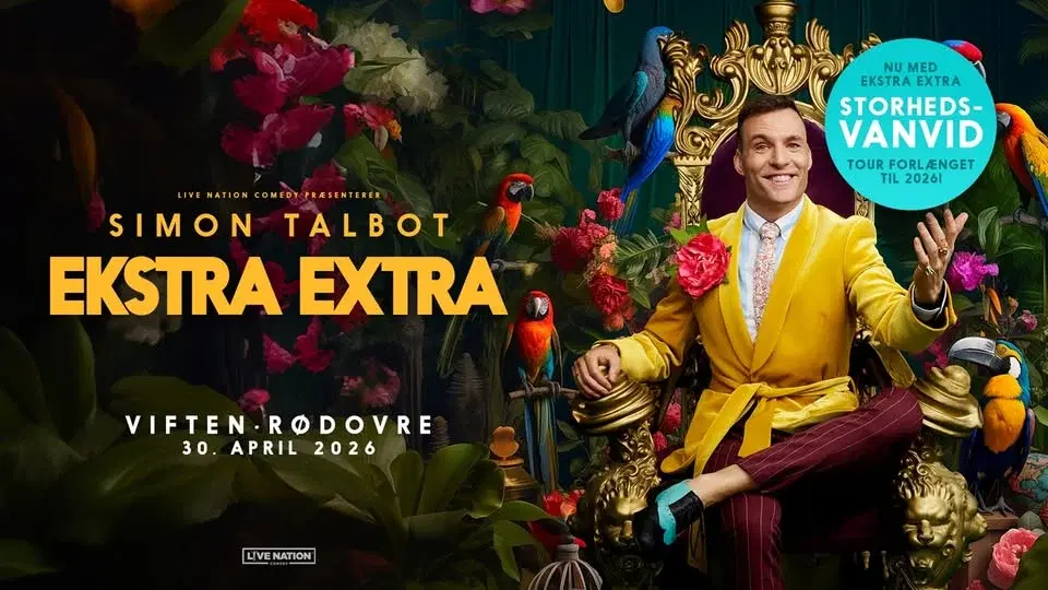 FÅ BILLETTER! SIMON TALBOT - EKSTRA EXTRA // ViFTEN