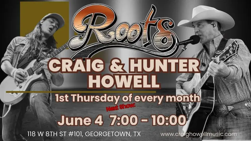 1st Thursdays at Roots with Craig & Hunter Howell
