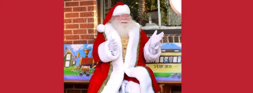 Sunday with Santa Train and Tree Lighting at Depot Park