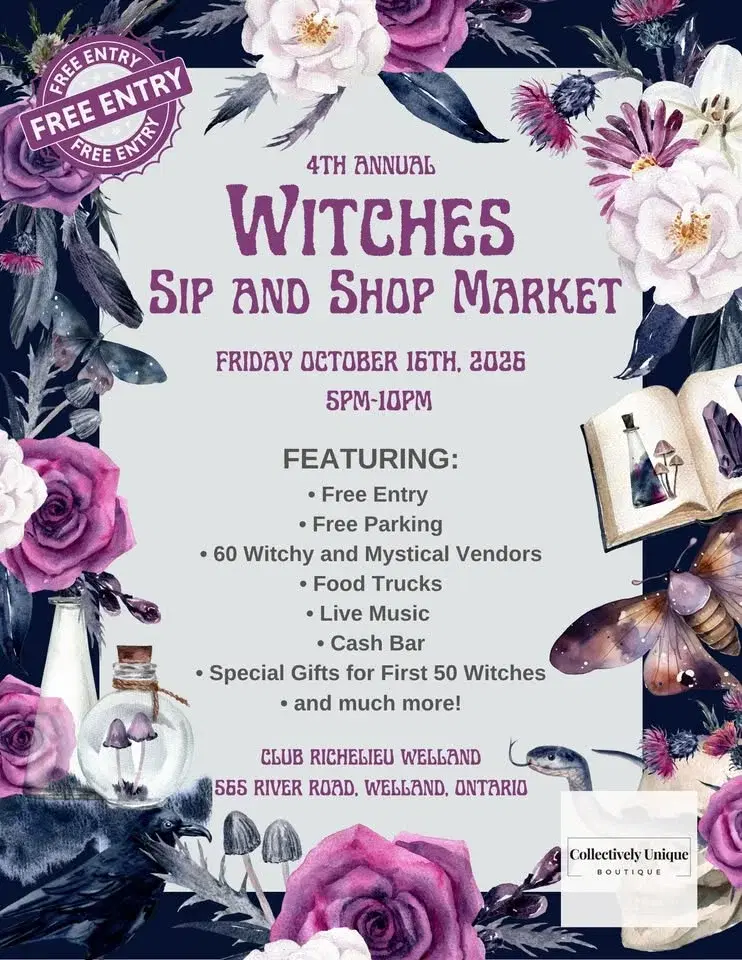đ§ââïž 4th Annual Witches Sip & Shop Market