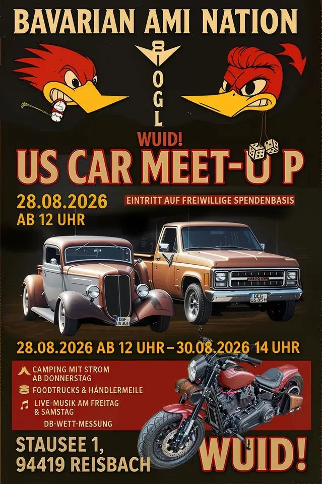 us-car und harley treffen