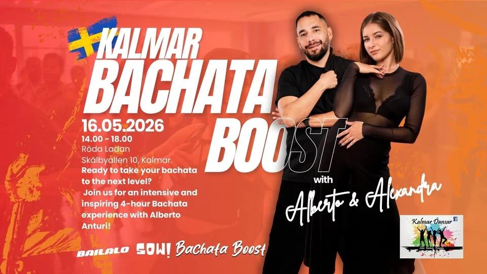 Kalmar Bachata Boost 16 Maj!