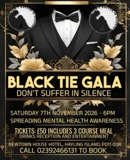 BLACK TIE CHARITY GALA FOR 'DONT SUFFER IN SILENCE'